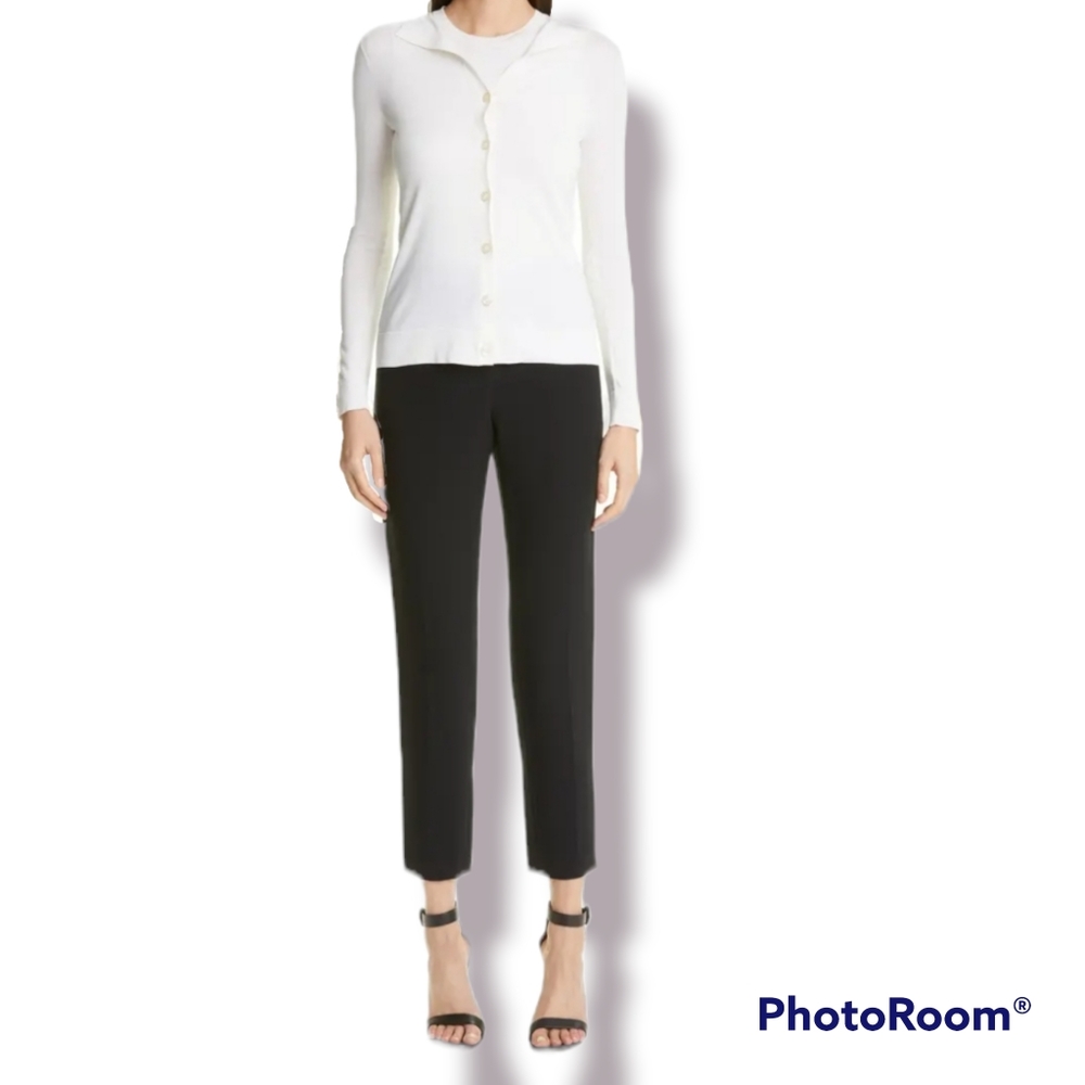 ST. John Collection Emma Crop Crepe Marocain Pants